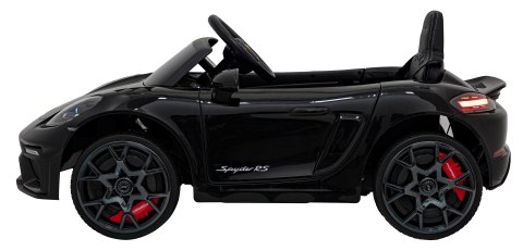 Pojazd Porsche Spyder RS 718 Czarny MP4 Pojazd Porsche Spyder RS 718 Czarny MP4