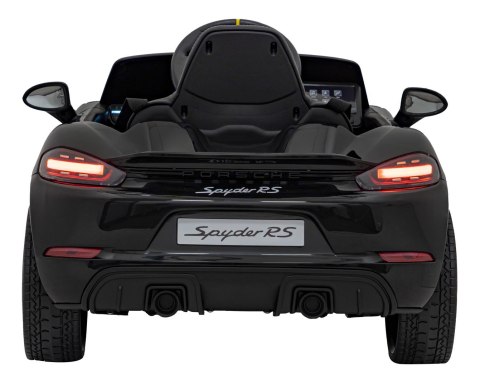 Pojazd Porsche Spyder RS 718 Czarny MP4 Pojazd Porsche Spyder RS 718 Czarny MP4