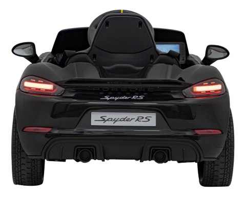 Pojazd Porsche Spyder RS 718 Czarny MP4 Pojazd Porsche Spyder RS 718 Czarny MP4