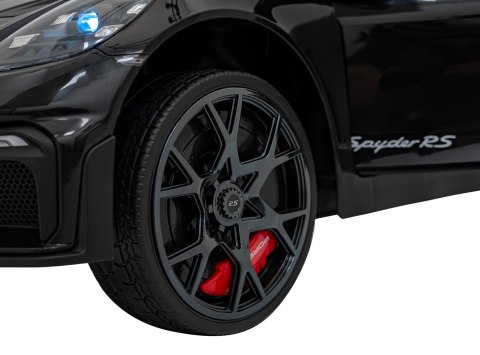 Pojazd Porsche Spyder RS 718 Czarny MP4 Pojazd Porsche Spyder RS 718 Czarny MP4