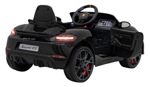 Pojazd Porsche Spyder RS 718 Czarny Pojazd Porsche Spyder RS 718 Czarny