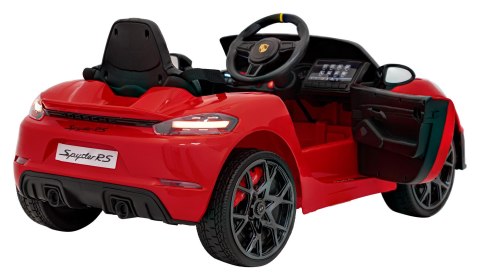 Pojazd Porsche Spyder RS 718 Lakier Czerwony Pojazd Porsche Spyder RS 718 Lakier Czerwony