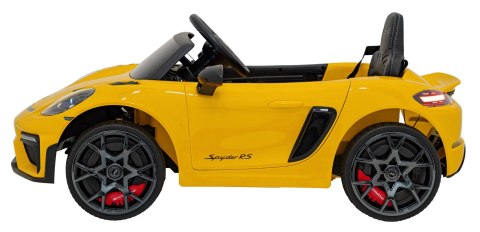 Pojazd Porsche Spyder RS 718 Lakier Żółty Pojazd Porsche Spyder RS 718 Lakier Żółty