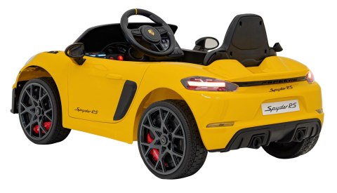 Pojazd Porsche Spyder RS 718 Lakier Żółty Pojazd Porsche Spyder RS 718 Lakier Żółty