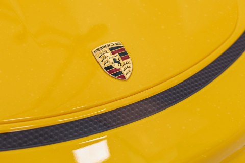 Pojazd Porsche Spyder RS 718 Lakier Żółty Pojazd Porsche Spyder RS 718 Lakier Żółty