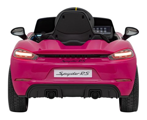 Pojazd Porsche Spyder RS 718 Różowy Pojazd Porsche Spyder RS 718 Różowy