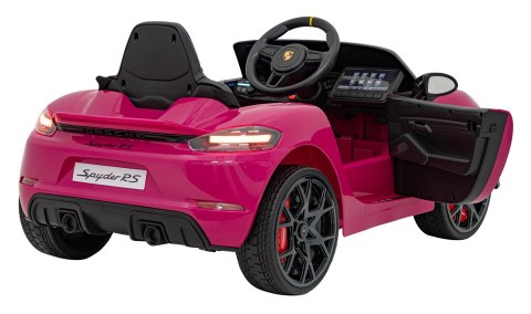 Pojazd Porsche Spyder RS 718 Różowy Pojazd Porsche Spyder RS 718 Różowy
