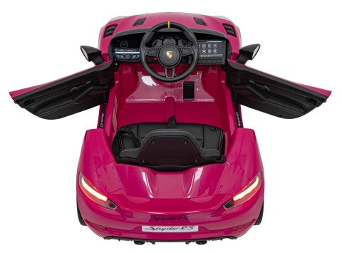 Pojazd Porsche Spyder RS 718 Różowy Pojazd Porsche Spyder RS 718 Różowy