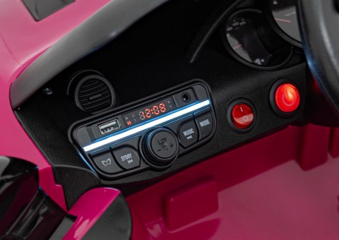 Pojazd Porsche Spyder RS 718 Różowy Pojazd Porsche Spyder RS 718 Różowy