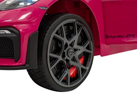 Pojazd Porsche Spyder RS 718 Różowy Pojazd Porsche Spyder RS 718 Różowy