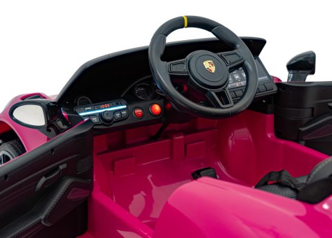 Pojazd Porsche Spyder RS 718 Różowy Pojazd Porsche Spyder RS 718 Różowy