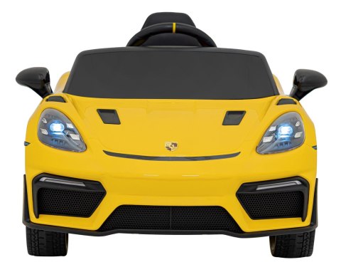 Pojazd Porsche Spyder RS 718 Żółty MP4 Pojazd Porsche Spyder RS 718 Żółty MP4