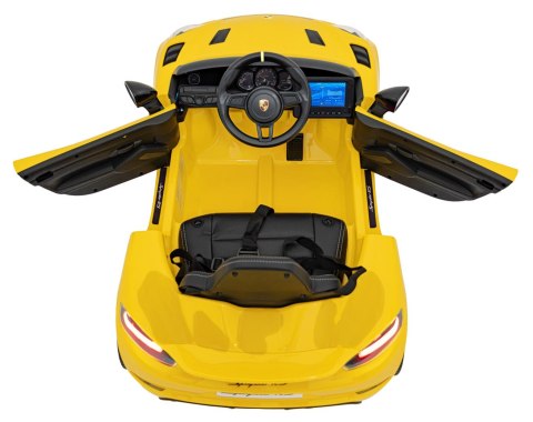 Pojazd Porsche Spyder RS 718 Żółty MP4 Pojazd Porsche Spyder RS 718 Żółty MP4