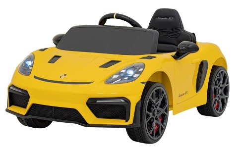 Pojazd Porsche Spyder RS 718 Żółty MP4 Pojazd Porsche Spyder RS 718 Żółty MP4