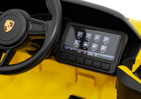 Pojazd Porsche Spyder RS 718 Żółty Pojazd Porsche Spyder RS 718 Żółty