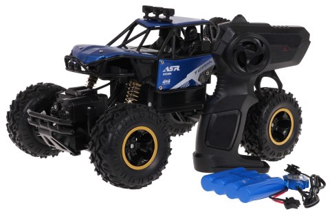 Crawler MONSTER ROCK R/C 1:16 Niebieski Crawler MONSTER ROCK R/C 1:16 Niebieski