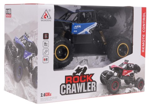 Crawler MONSTER ROCK R/C 1:16 Niebieski Crawler MONSTER ROCK R/C 1:16 Niebieski