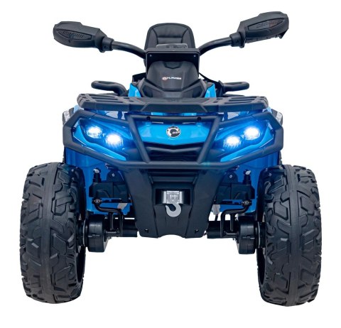 Quad Can Am Outlander ATV z Pilotem Niebieski Quad Can Am Outlander ATV z Pilotem Niebieski