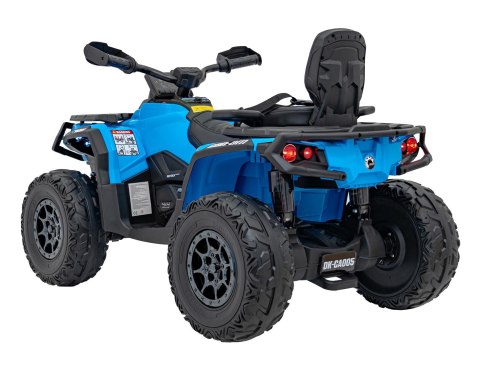 Quad Can Am Outlander ATV z Pilotem Niebieski Quad Can Am Outlander ATV z Pilotem Niebieski