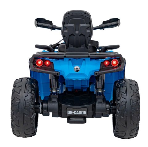 Quad Can Am Outlander ATV z Pilotem Niebieski Quad Can Am Outlander ATV z Pilotem Niebieski