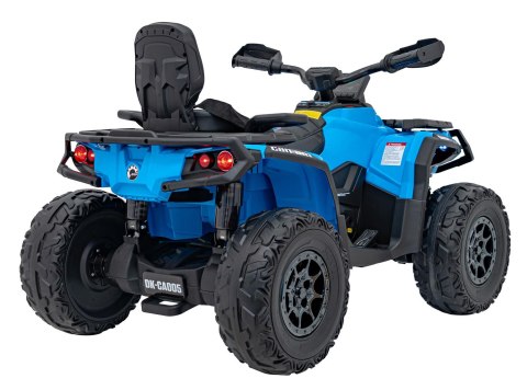 Quad Can Am Outlander ATV z Pilotem Niebieski Quad Can Am Outlander ATV z Pilotem Niebieski
