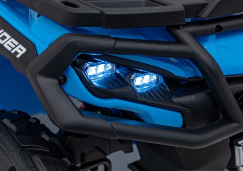 Quad Can Am Outlander ATV z Pilotem Niebieski Quad Can Am Outlander ATV z Pilotem Niebieski