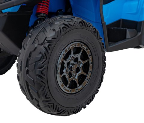 Quad Can Am Outlander ATV z Pilotem Niebieski Quad Can Am Outlander ATV z Pilotem Niebieski