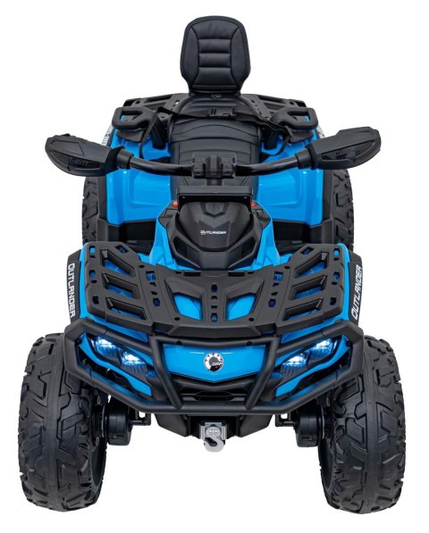 Quad Can Am Outlander ATV z Pilotem Niebieski Quad Can Am Outlander ATV z Pilotem Niebieski