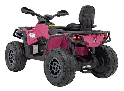Quad Can Am Outlander ATV z Pilotem Różowy Quad Can Am Outlander ATV z Pilotem Różowy