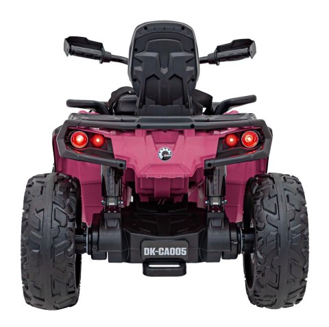 Quad Can Am Outlander ATV z Pilotem Różowy Quad Can Am Outlander ATV z Pilotem Różowy