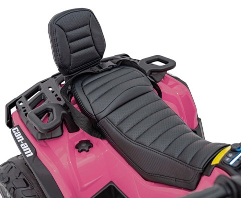 Quad Can Am Outlander ATV z Pilotem Różowy Quad Can Am Outlander ATV z Pilotem Różowy