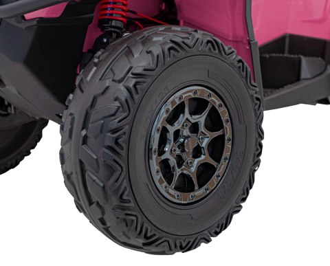 Quad Can Am Outlander ATV z Pilotem Różowy Quad Can Am Outlander ATV z Pilotem Różowy