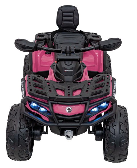 Quad Can Am Outlander ATV z Pilotem Różowy Quad Can Am Outlander ATV z Pilotem Różowy