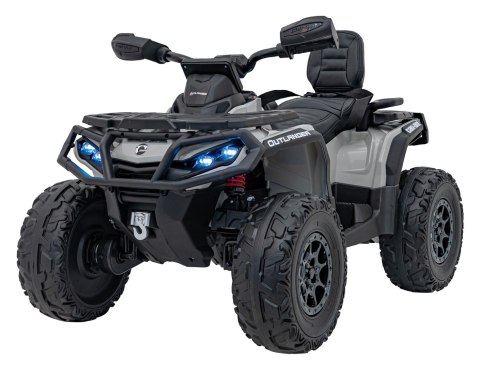 Quad Can Am Outlander ATV z Pilotem Szary Quad Can Am Outlander ATV z Pilotem Szary