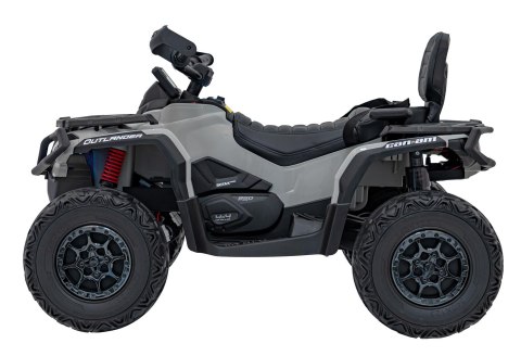 Quad Can Am Outlander ATV z Pilotem Szary Quad Can Am Outlander ATV z Pilotem Szary