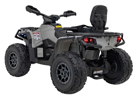 Quad Can Am Outlander ATV z Pilotem Szary Quad Can Am Outlander ATV z Pilotem Szary