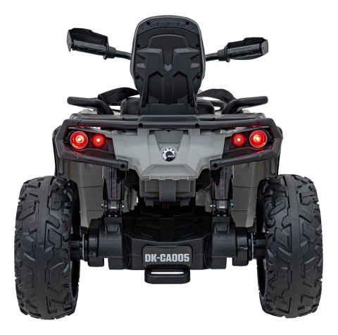 Quad Can Am Outlander ATV z Pilotem Szary Quad Can Am Outlander ATV z Pilotem Szary