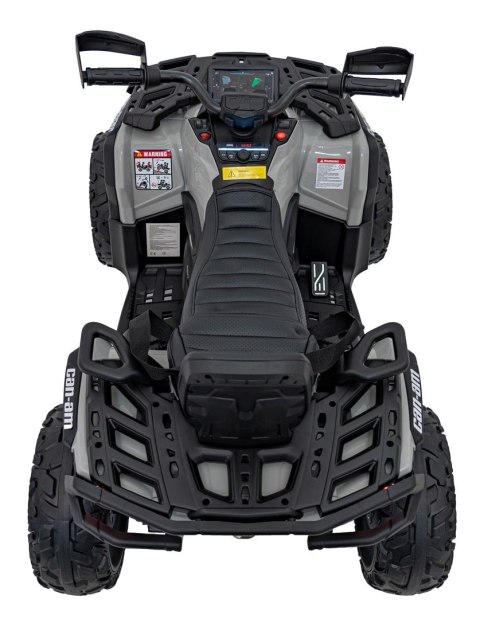 Quad Can Am Outlander ATV z Pilotem Szary Quad Can Am Outlander ATV z Pilotem Szary
