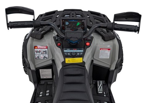 Quad Can Am Outlander ATV z Pilotem Szary Quad Can Am Outlander ATV z Pilotem Szary