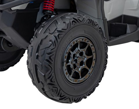 Quad Can Am Outlander ATV z Pilotem Szary Quad Can Am Outlander ATV z Pilotem Szary