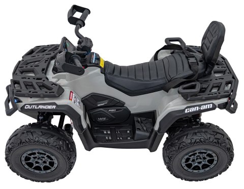 Quad Can Am Outlander ATV z Pilotem Szary Quad Can Am Outlander ATV z Pilotem Szary