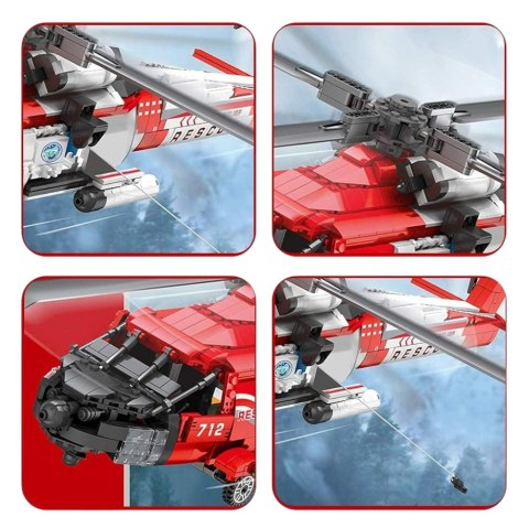 Zestaw Klocków Helikopter HH-60J 1137el. Zestaw Klocków Helikopter HH-60J 1137el.