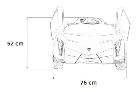 Pojazd Lamborghini Veneno Czerwony Pojazd Lamborghini Veneno Czerwony