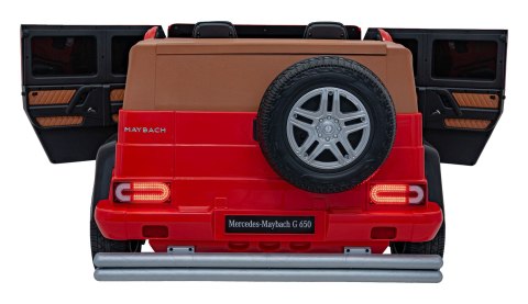 Pojazd Mercedes Benz MAYBACH G650 STRONG Czerwony Pojazd Mercedes Benz MAYBACH G650 STRONG Czerwony