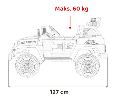 Pojazd Off Road MONSTER Zielony Pojazd Off Road MONSTER Zielony