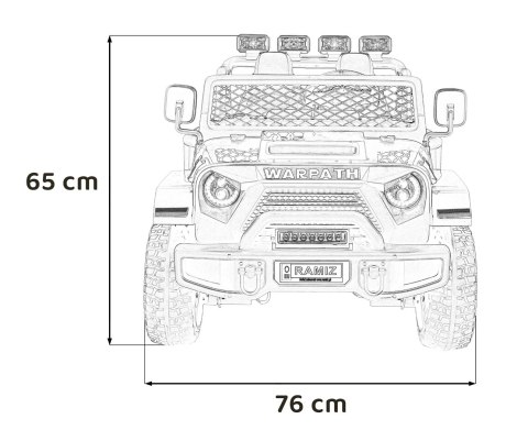 Pojazd Off Road MONSTER Zielony Pojazd Off Road MONSTER Zielony