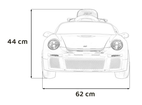 Pojazd RUF CTR3 Czerwony Pojazd RUF CTR3 Czerwony
