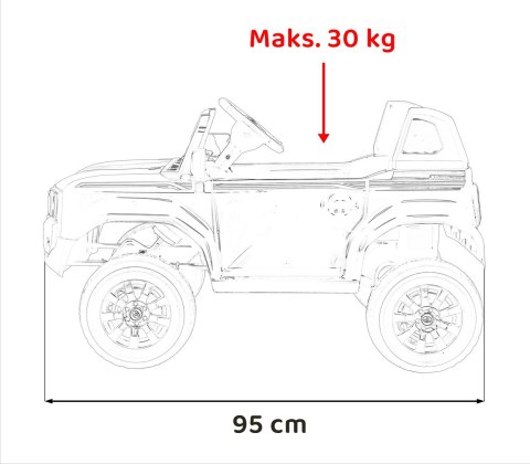 Pojazd Toyota Land Cruiser PRADO Biały Pojazd Toyota Land Cruiser PRADO Biały