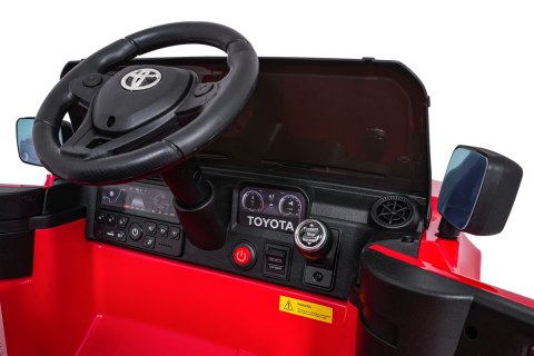 Pojazd Toyota Land Cruiser PRADO Czerwony