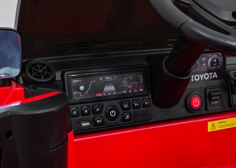 Pojazd Toyota Land Cruiser PRADO Czerwony